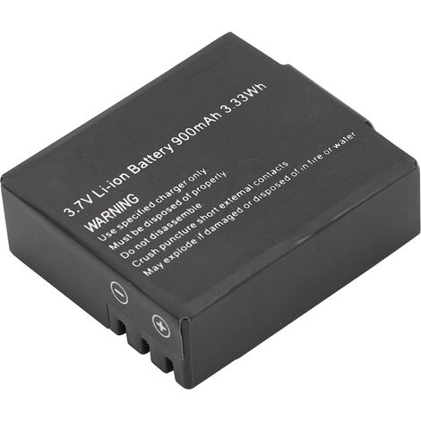 Batterie Li-ion 3,7 V 900 mAh d'origine pour caméras sport SJCAM SJ4000, SJ5000 et M10 (1/5)