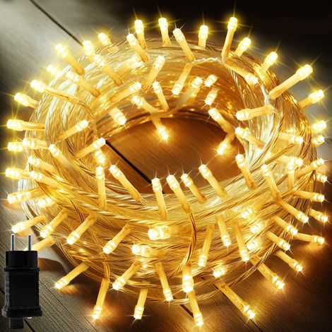 Guirlande Lumineuse 200 LED 20m Intérieur Extérieur Sapin de Noël Déco Électrique (1/5)