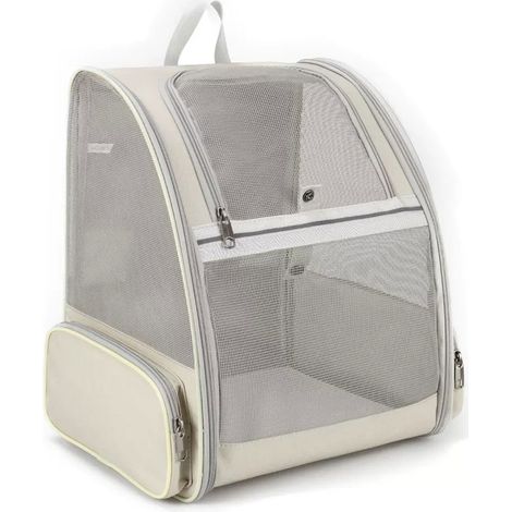 Les sacs à dos pour chats sont dotés d'un filet respirant, tandis que les sacs à dos pour chiens sont conçus pour les voyages, la randonnée et le camping en plein air. (1/5)