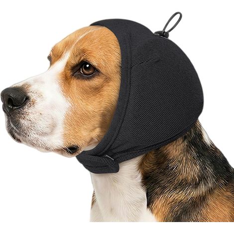 Generisch Cache-oreilles de chien Bandeau apaisant doux Bonnet de protection des oreilles pour chiots, bain, séchage, promenade, natation, toilettage et activités de plein air (1/5)