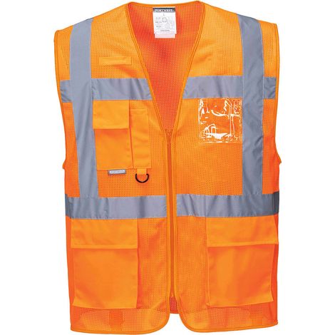 gilet HV Meshair Athène couleur : Orange taille XXXL - PORTWEST