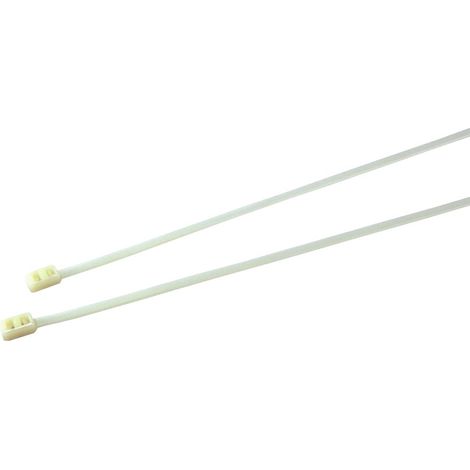 Serre-câble RS PRO Naturel en Nylon 66, 300mm x 4,8 mm ( Prix pour Sachet de 100 ) (1/2)