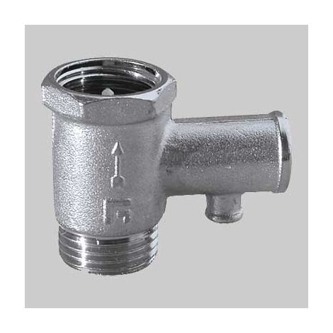 VALVOLA DI SICUREZZA PER SCALDABAGNO  1/2 MF     MADE IN ITALY