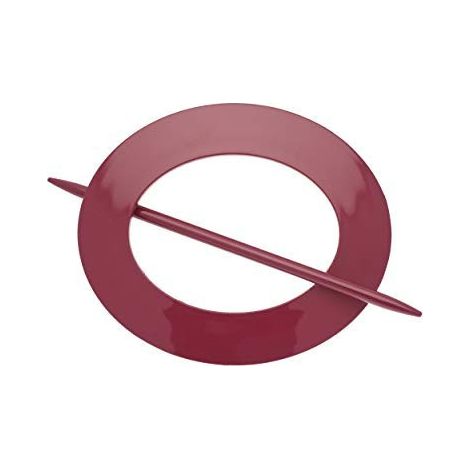 1 Embrasse PVC Ovale - Prune