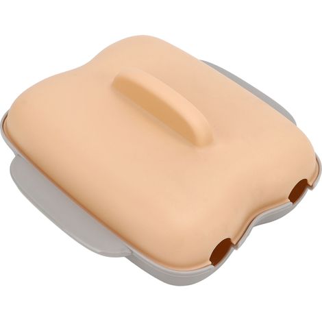 Cuiseur à maïs micro-ondes portable, 2 épis, sans BPA, en PP alimentaire, avec poignée, outil de cuisson vapeur pour cuisine, couleur beige (1/5)