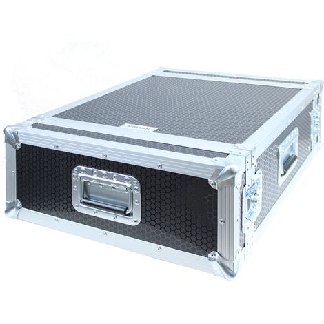 Flight case rack 19'', Capacité 4U, Double porte (1/3)