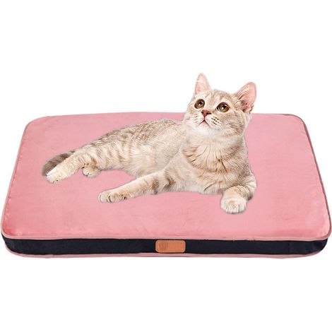 Tapis De Couchage Pour Chien - Mousse Ergonomique Haute Densité - Usage Intérieur Extérieur Voiture - Housse Amovible Lavable En Machine - 1 Pièce (1/5)