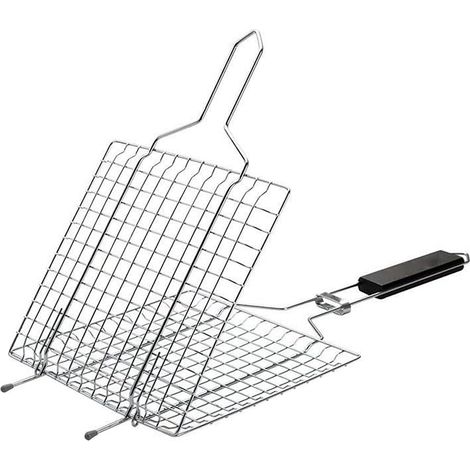 BARBECUE Grill Panier Portable Grille À Poissons Panier BARBECUE Poisson BARBECUE Clip Barbecue Clip BARBECUE Clip Filet Panier Légumes Filet Pièce (1/5)