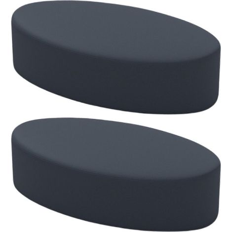 Lot de 2 repose-poignets et repose-coudes pour bureau : rembourrage épais, compact et polyvalent, base antidérapante. (1/5)