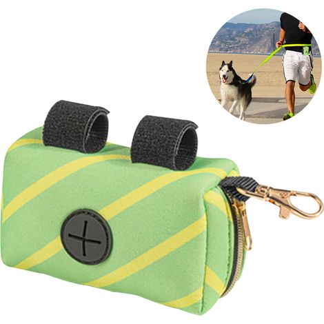 Support Pour Sac À Déchets Pour Chien - En Tissu Oxford 600D - Fermoir Métallique Robuste - Fixation Ceinture Ou Laisse - 1 Pièce (1/5)