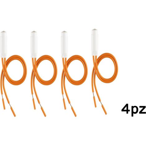 Spia Luminosa LED per Interruttori Bipolari 230V Avviso Ambra 4pz C0015AB