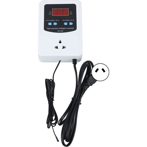 Régulateur numérique de température 1500W 10A écran LCD thermostat digital pour couveuse fermentation serre prise AU 220V (1/5)