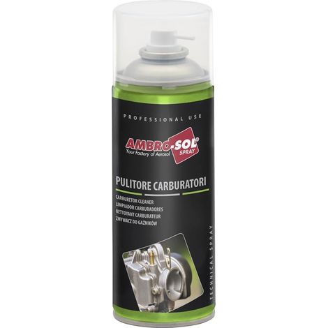 Pulitore Carburatori Ambro-Sol Pulitore Sgrassante parti meccaniche Spray 400 ml
