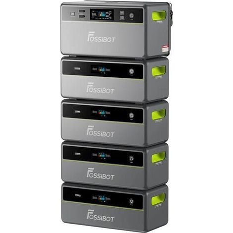 FOSSiBOT FBP1200 Sistema Solare All-in-One per Balcone + 4FBP1200-B Batteria-1200W Uscita CA Centrale Elettrica Generatore Elettrico (1/5)