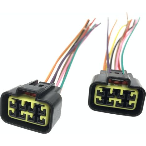 8-pin waterproof automotive connector DJ7081Y-2.3-11/21, plug FW-C-8M/FB (1/5)