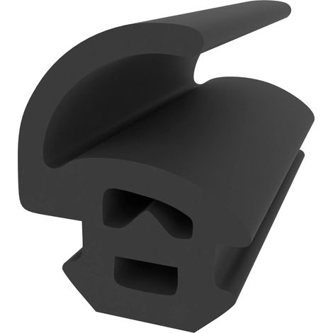 Anschlagdichtung mit Lippe für Schüco Fenster - Schwarz - Muster - Fensterdichtung - Lippendichtung - Zugluftschutz (1/5)