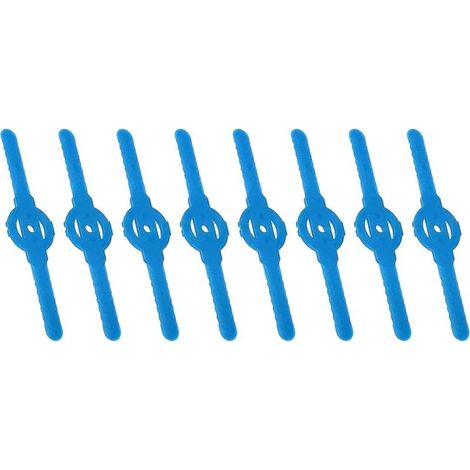 Lames en Plastique De Rechange pour Coupe-Bordures 8 Pcs Coupe-Bordure en Plastique Tondeuse À Gazon en Plastique Lames, Lames De Grass Trimmer Brush Cutter Lames De Grass (1/5)