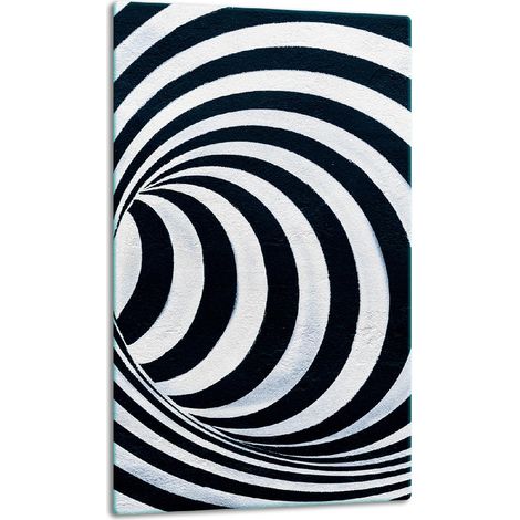 TABLERO DE MESA DE PANEL DE CRISTAL 30x52 ZEBRA (1/5)
