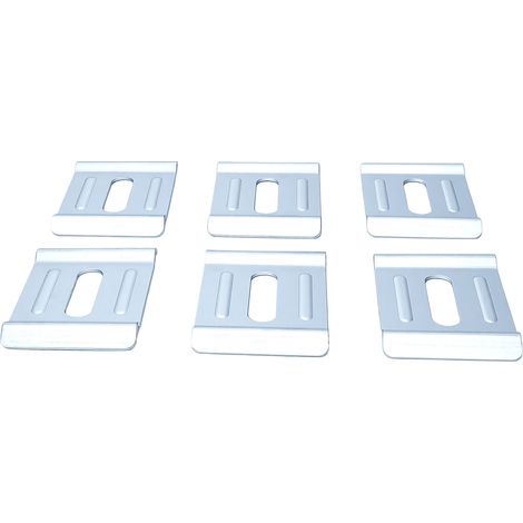 30 colliers de serrage pour chemin de câble, en acier carbone zingué, conviennent aux plateaux de 4-6mm de diamètre, fixent au sol ou sur support (1/5)