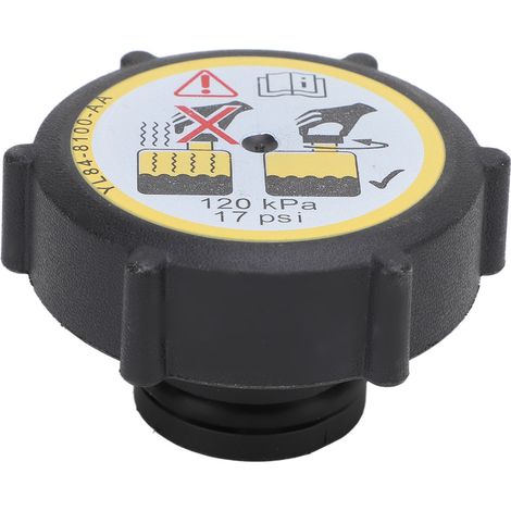 Ortviai Bouchon de réservoir de liquide de refroidissement YL8Z8100AA pour Ford Escape (2001–2012) et Mariner (2007–2011), ABS