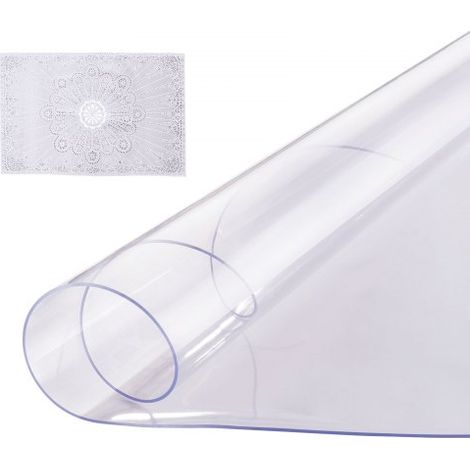 Nappe Ronde Transparente Diamètre 106 - 7 cm Épaisseur 2 mm (1/5)