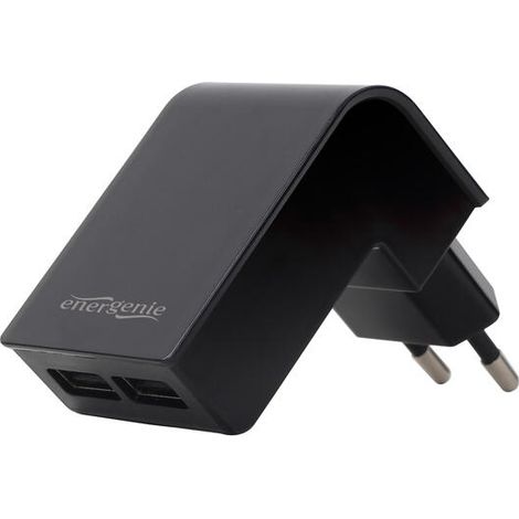 Gembird 2x USB nabíječka do auta 2,1A, černá (1/3)