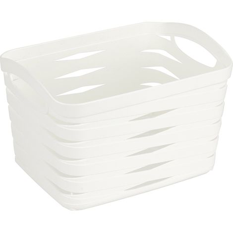 LINEA Kunststoffkorb 21 x 16 x 14 cm 3,3 l Creme