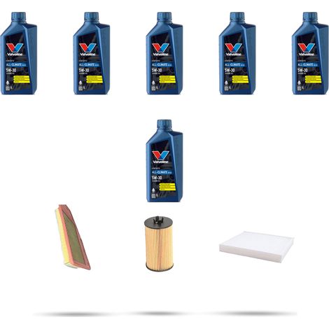 Kit tagliando 4 FILTRI e 6L OLIO compatibile con Opel Insigna B 1.6 Turbo 147kw Dal 2018 (1/5)