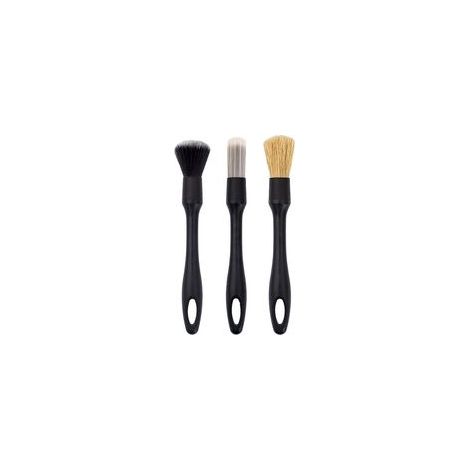 Ensemble de 3 brosses de nettoyage automobile, ensemble de brosses de détail pour voiture (1/3)