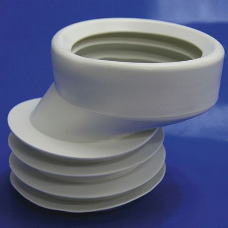 Manchon WC flexible excentrique 90mm – Entrée 90mm – Sortie 110mm – Raccord de robinetterie pour installations sanitaires – Hidrotecnoagua