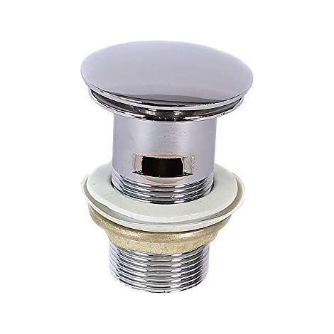Vanne de Vidange Sortie Écoulement Push Up, pour Lavabo avec Trop-Plein Push1 (1/3)