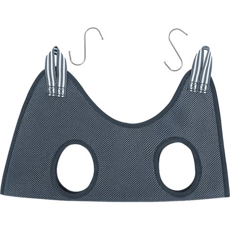 Sac Hamaca Aid pour le toilettage des chats gris multicolore taille M (1/5)