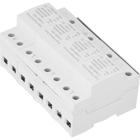 Parafoudre Rail DIN Protection Circuit 385V AC 50/60Hz Protège-Surtension Équipement Électrique (1/5)