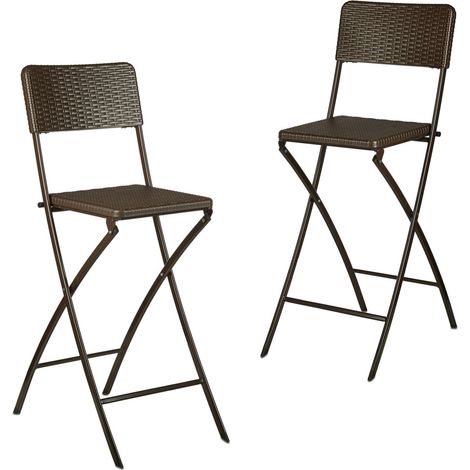 Klappbarer barhocker bastian 2er set 8