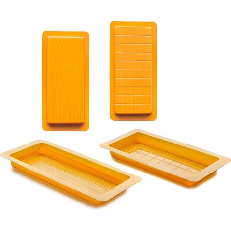 Ibili Set de moldes para turrón dorado 23 x 10 cm (1/3)