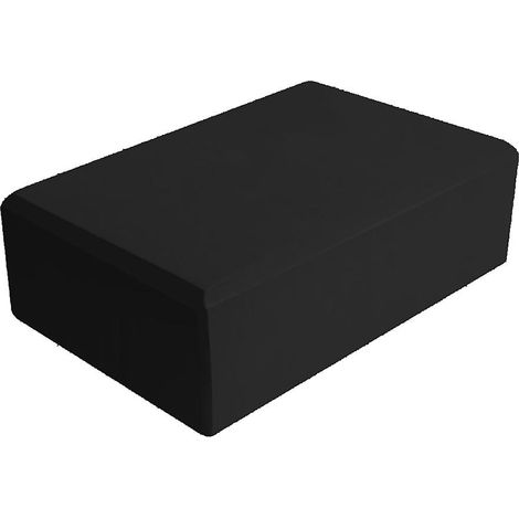 Bloc de yoga, mousse de soutien, surface douce et antidérapante pour le yoga, le Pilates et la méditation - Noir (1/5)