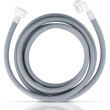 Tuyau Arrivee Deau d'Eau Froide, Tuyau Machine à Laver Anti-Explosion, Tuyau d'Arrivée d'Eau, Tuyau Lave Linge, Flexible d'Alimentation pour Lave-Linge et Lave-Vaisselle de 300cm, Gris (1/5)