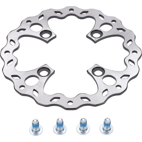 Rotor de disque de frein, conception à 4 trous, diamètre de 190mm, remplacement en acier au carbone pour vélo tout-terrain électrique Tuttio Soleil01 (1/5)