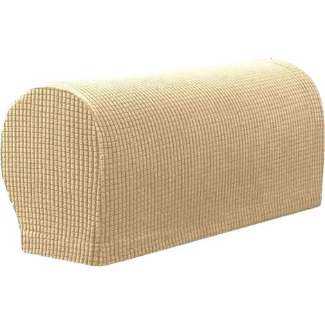 Housses Accoudoirs Extensibles En Polyester Pour Canapé Et Fauteuil Protection Meubles Salon Lot De 2 (1/5)