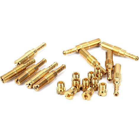 Kit de gicleurs de ralenti et de buse principale de carburateur, kit d'outils de réparation en laiton, composants industriels (1/5)