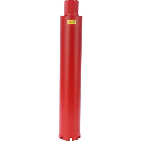 Foreuse à carottes diamantée humide filet universel 1-1/4 acier allié robuste pour béton marbre brique 76mm longueur 450mm (1/5)