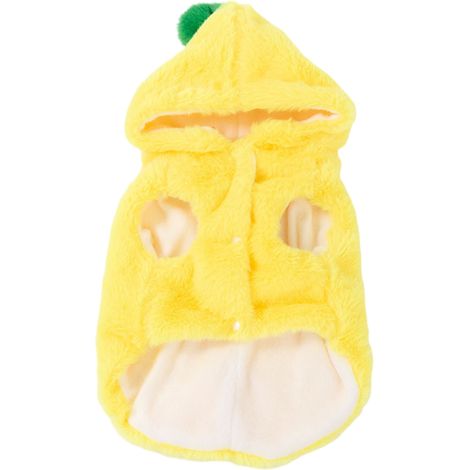 Veste d'hiver banane pour chien, jolie veste super chaude et douce pour petit chien, déguisement d'Halloween et de Noël