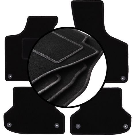 Set di tappetini in velluto per: Audi A3 8P hatchback, sportback, cabrio (2003-2011) (1/5)