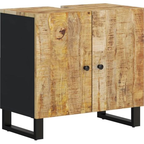 Meuble d'évier 62x33x58 bois de manguier et d'ingénierie (1/5)