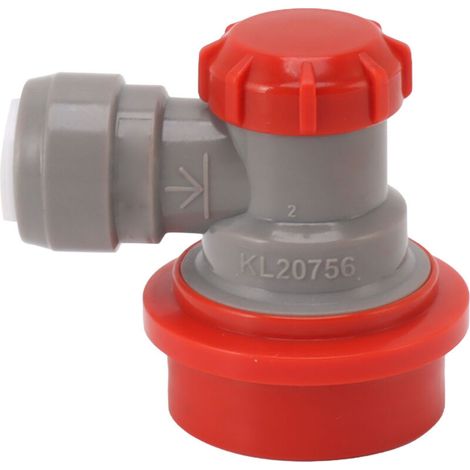 5/16 Pouces Double Tight Push in Adaptateur de Connecteur Rapide Duotight Push in Raccord Ball Lock Déconnexion Rapide Démonter à la Main (Gaz rouge) (1/5)