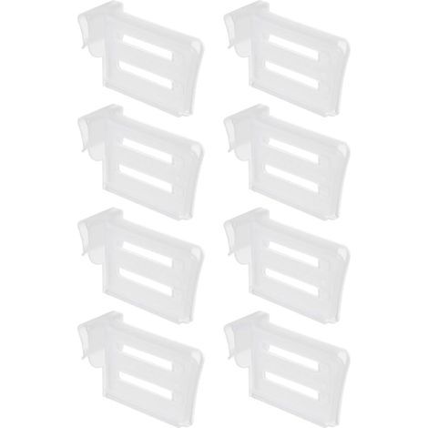 8 Séparateurs de Tiroirs Ajustables, Séparateurs de tiroir en plastique, réglables, Séparateurs de Tiroirs de Cuisine, pour Ustensiles, Cuisine,Vanité (1/5)