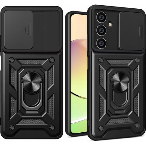 Protection d'appareil photo Hybrid Armor Camshield pour Samsung M54 avec cache-objectif - Noir (1/2)