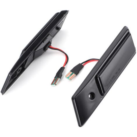 Luces de posición laterales LED con intermitentes secuenciales dinámicos, compatibles con BMW Serie 7 E32 (juego de 2). (1/5)