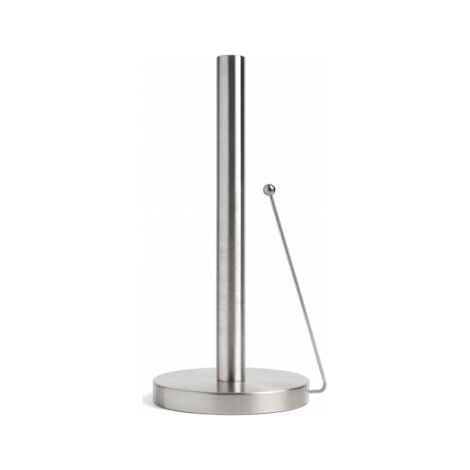 Porte Essuie-Tout sur Pied- Support Rouleau Stable avec Bras Anti-Roulement - Dérouleur Papier Cuisine Moderne - Accessoire Essuie-Tout Pratique et Élégant (Argent) (1/5)