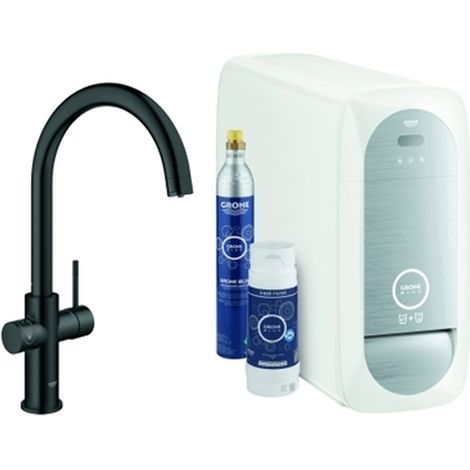 Starterkit GROHE Blue Home 314551 Bluetooth/WIFI C-Auslauf velvet black (1/3)